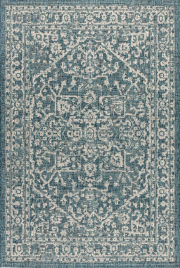 Malta Bohemian Medallion Textured Weave Indoor/outdoor Area Rug